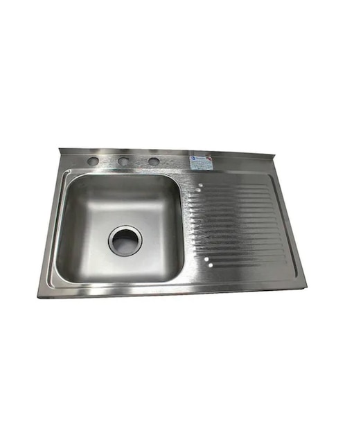 Tarja de acero inoxidable Eb con escurridor derecho CACM-402