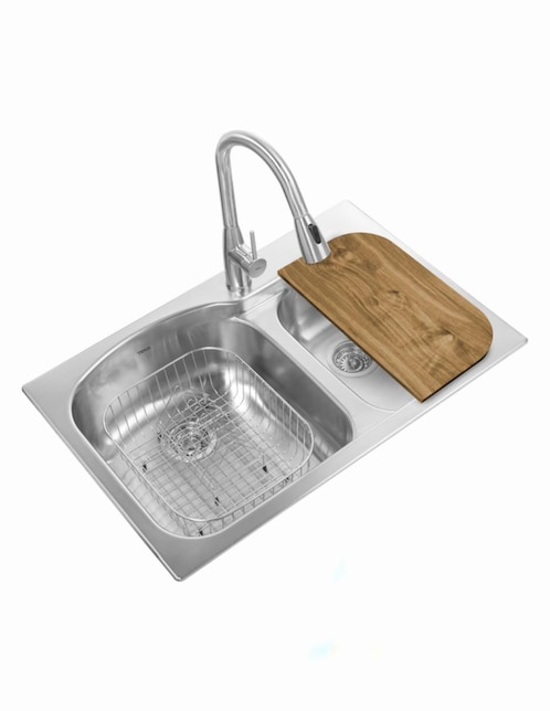 Tarja 1  tina de acero inoxidable Teka DM 33.22 2C 9 MJ