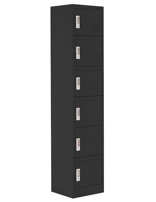 Locker guardex locker casillero metálico 6 puertas acero inoxidable