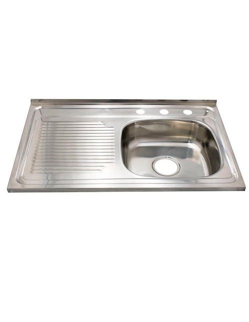 Tarja de acero inoxidable Alfa con escurridor izquierdo XTA-83-IZQ
