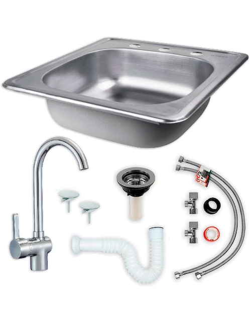 Tarja 1 tina de acero inoxidable CNX KIT3TS4848MZM812CUBRET