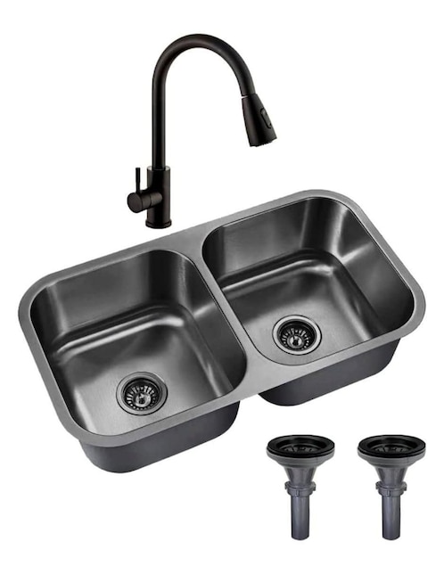 Tarja doble tina de acero inoxidable CNX TD8247SR2NCNS-4ZM8112F