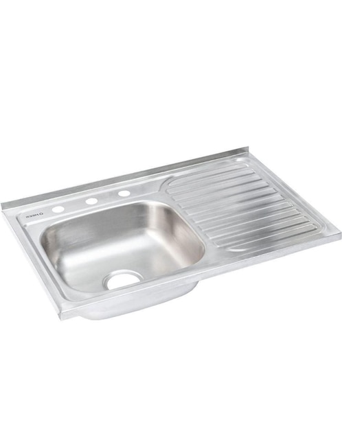 Tarja de acero inoxidable con escurridor derecho TSED8050S 1