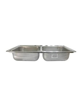 Tarja doble tina de acero inoxidable Eb M-110-19