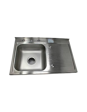 Tarja de acero inoxidable Eb con escurridor derecho CACM-402