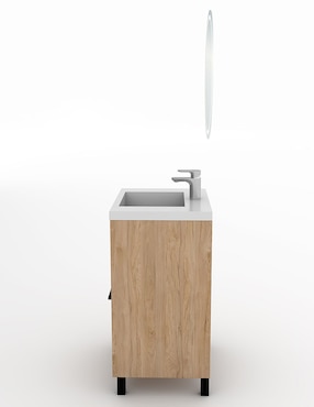 Paquete de baño Gravita Olivia de melamina armable