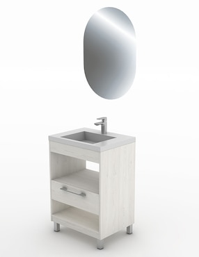 Paquete de baño Gravita Excalibur de melamina armable