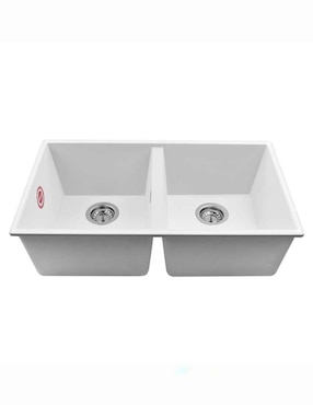 Tarja doble tina de cuarzo Teka MAESTRO SQUARE 760 TG B