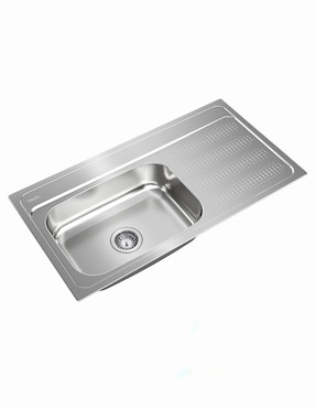 Tarja de acero inoxidable Teka con escurridor derecho TOTAL GALAXY 950 T-XP 1B 1D R BW 3