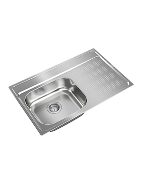 Tarja de acero inoxidable Teka con escurridor derecho GALAXY800T-XP1B1DRBW