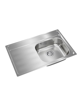 Tarja de acero inoxidable Teka con escurridor izquierdo GALAXY800T-XP1B1DLBW