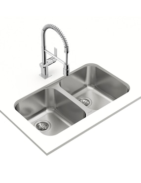 Tarja doble tina de acero inoxidable Teka BE2C780(TU30.18)