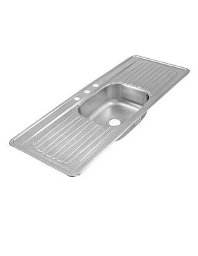 Tarja de acero inoxidable Eb Técnica con escurridor derecho C203N
