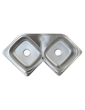 Tarja doble tina de acero inoxidable Eb Técnica CE110