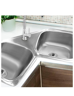 Tarja doble tina de acero inoxidable Eb Técnica CE110