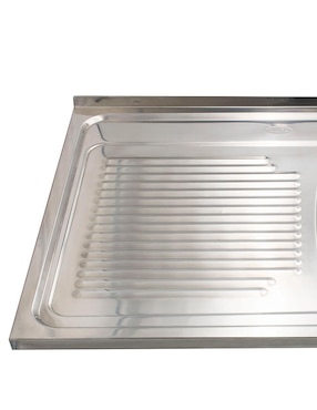 Tarja de acero inoxidable Alfa con escurridor izquierdo XTA-83-IZQ