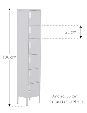 Locker Guardex acero inoxidable