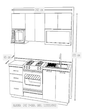 Cocina integral Ferreti Alaska