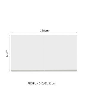 Alacena armable Madesa glamy MDP