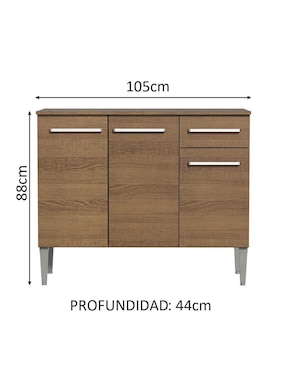 Alacena armable Madesa emilly MDP