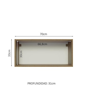 Alacena armable Madesa glamy MDP