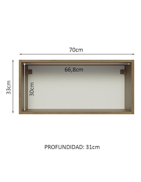 Alacena armable Madesa glamy MDP