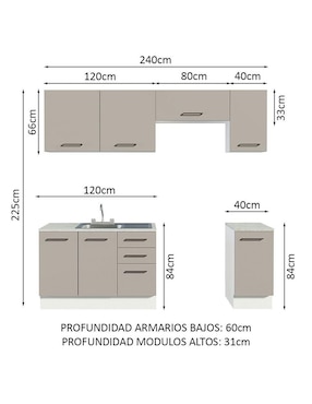 Alacena Madesa Agata MDP