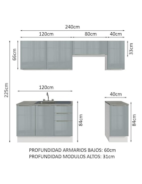 Alacena Madesa Lux MDP