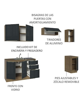Alacena Madesa Lux MDP