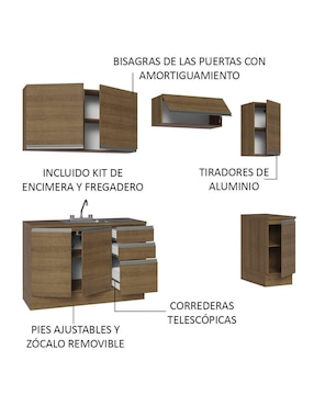 Alacena Madesa Glamy MDP