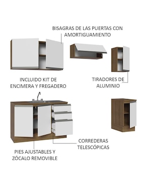 Alacena Madesa Glamy MDP