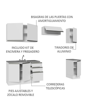 Alacena Madesa Glamy MDP