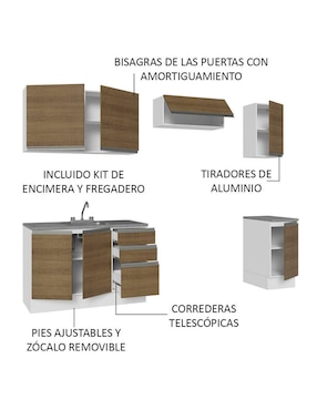 Alacena Madesa Glamy MDP