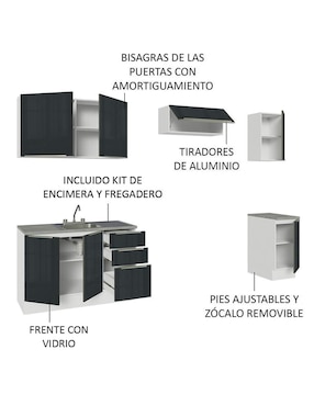 Alacena Madesa Lux MDP