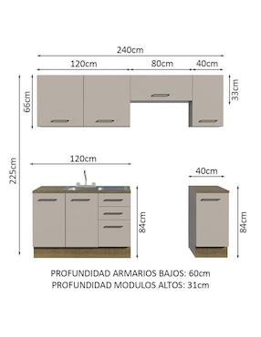 Alacena Madesa Agata MDP