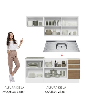 Alacena Madesa Glamy MDP