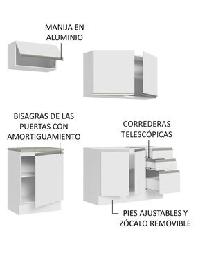 Alacena Madesa Glamy MDP