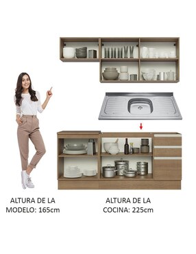 Alacena Madesa Glamy MDP