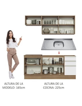 Alacena Madesa Glamy MDP