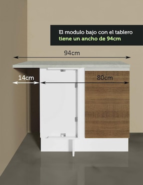 Alacena armable Madesa glamy MDP
