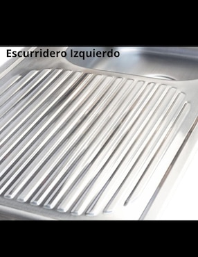 Tarja de acero inoxidable CNX con escurridor izquierdo TSEI10050 + KIT-009