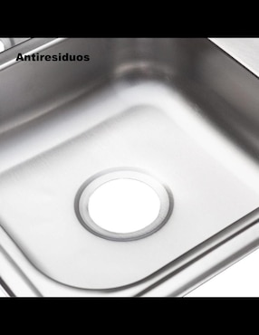 Tarja doble tina de acero inoxidable CNX TD8448