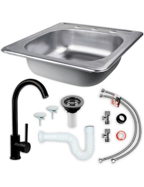 Tarja 1 tina de acero inoxidable CNX KIT3TS4848MZM8112CUBRT
