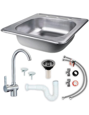Tarja 1 tina de acero inoxidable CNX KIT3TS4848MZM812CUBRET