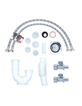 Tarja de acero inoxidable CNX con escurridor derecho TSED10050 + KIT-003