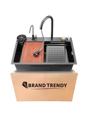 Tarja 1 tina de acero inoxidable Brandtrendy