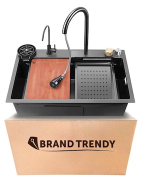 Tarja 1 tina de acero inoxidable Brandtrendy