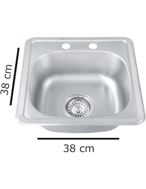 Tarja 1 tina de acero inoxidable CNX TS3838 + MZL427FC