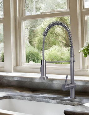 Tarja de acero inoxidable CNX con escurridor derecho TSED8050 + KITG5