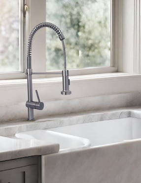 Tarja de acero inoxidable CNX con escurridor derecho TSED8050 + KITG5